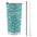 304 Stainless Steel Tumbler w/ Stainless Steel Straw & Straw Cleaning Brush