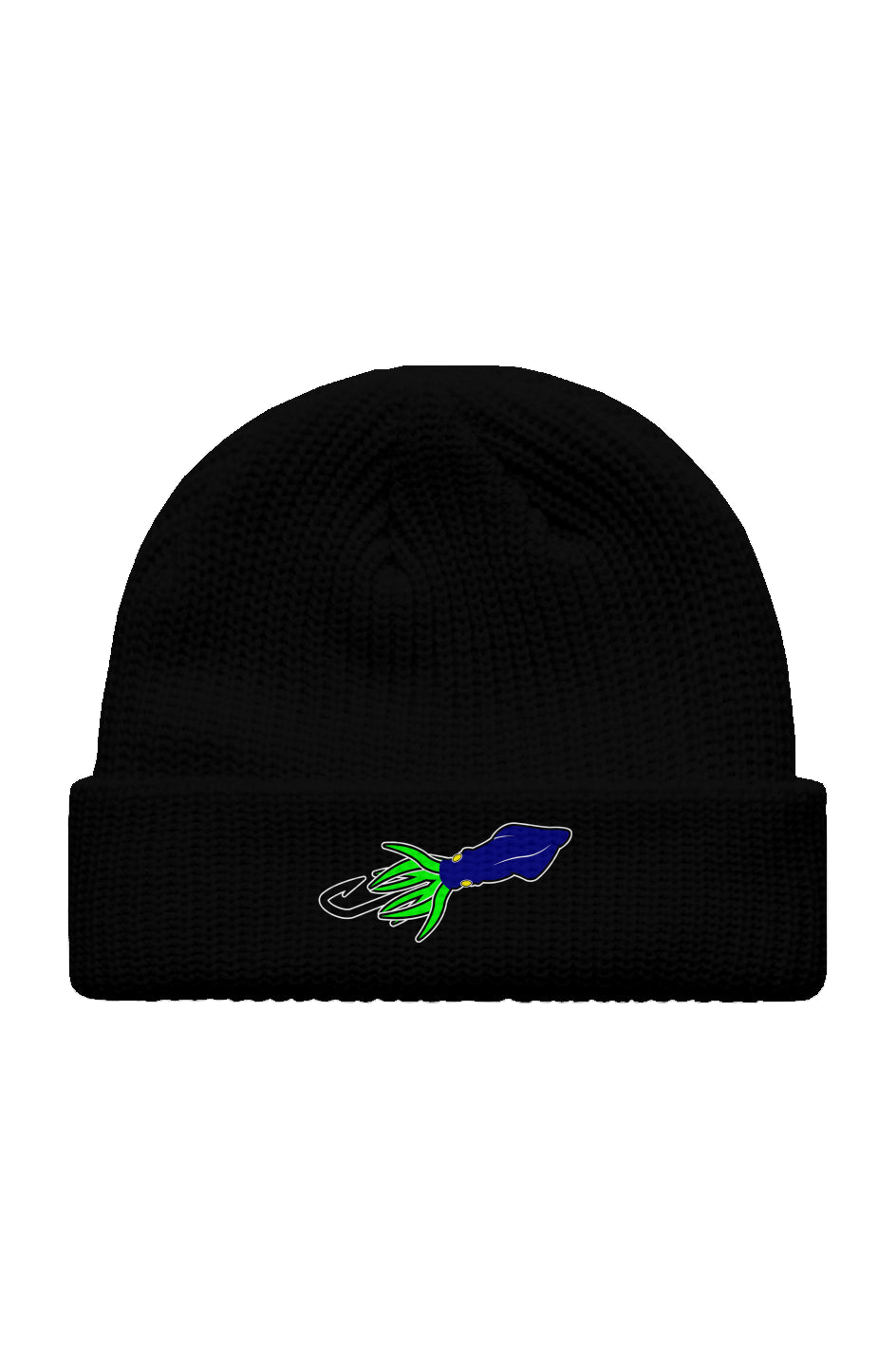 Blue Squid Fisherman Beanie