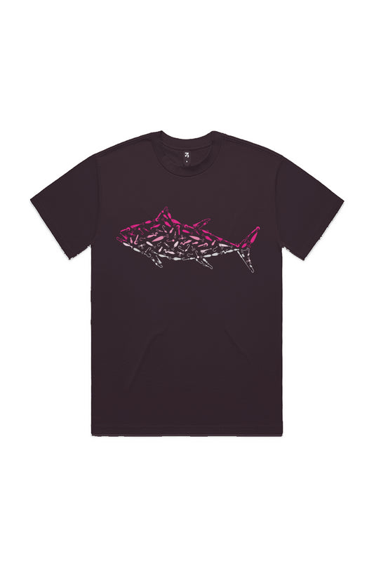 Premium Pink Tuna Heavy T-Shirt (DARK COLORS)