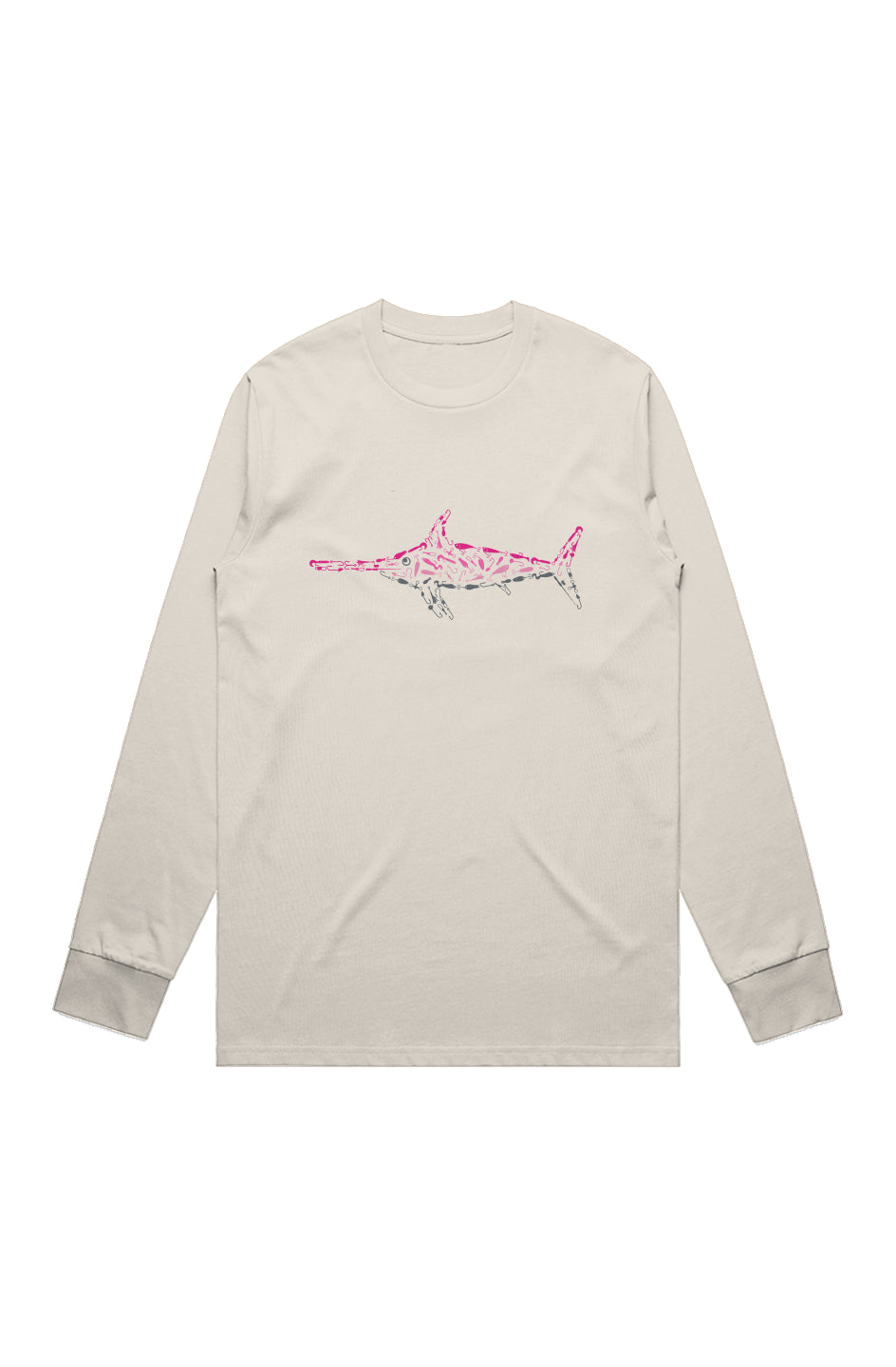 Premium Pink Swordfish L/S TEE