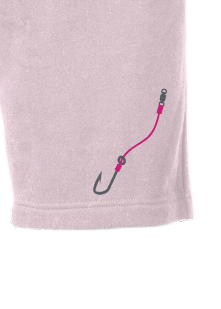 Embroidered Hook & Line Shorts – Casual Beach & Lounge Shorts, Lightweight & Breathable