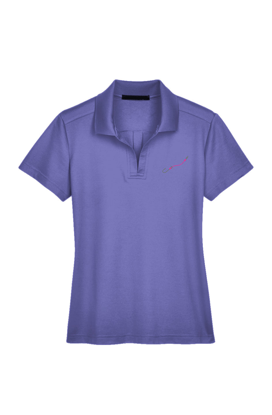 Women's Pink Hook & Line Plaited Polo