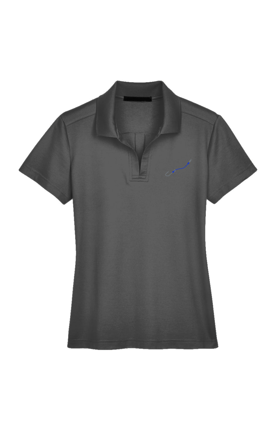 Women's Blue Hook & Line Plaited Polo