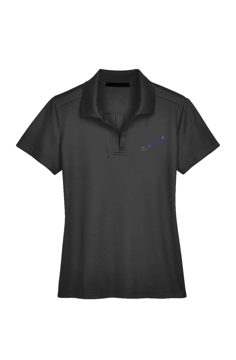 Women's Blue Hook & Line Plaited Polo