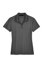 Women's Lime Hook & Line Plaited Polo