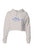 Embroidered Women's Tuna Crop Hoodie