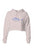 Embroidered Women's Tuna Crop Hoodie