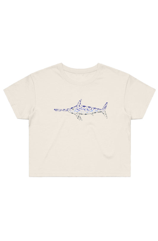 Women's Swordfish Crop Tee