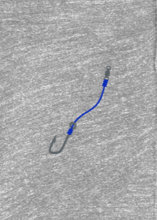 Embroidered Blue Hook & Line Youth Jogger