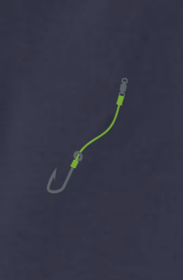 Embroidered Lime Hook & Line Youth Jogger