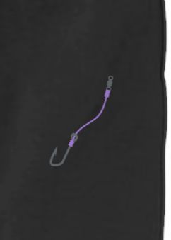 Embroidered Lavender Hook & Line Youth Jogger