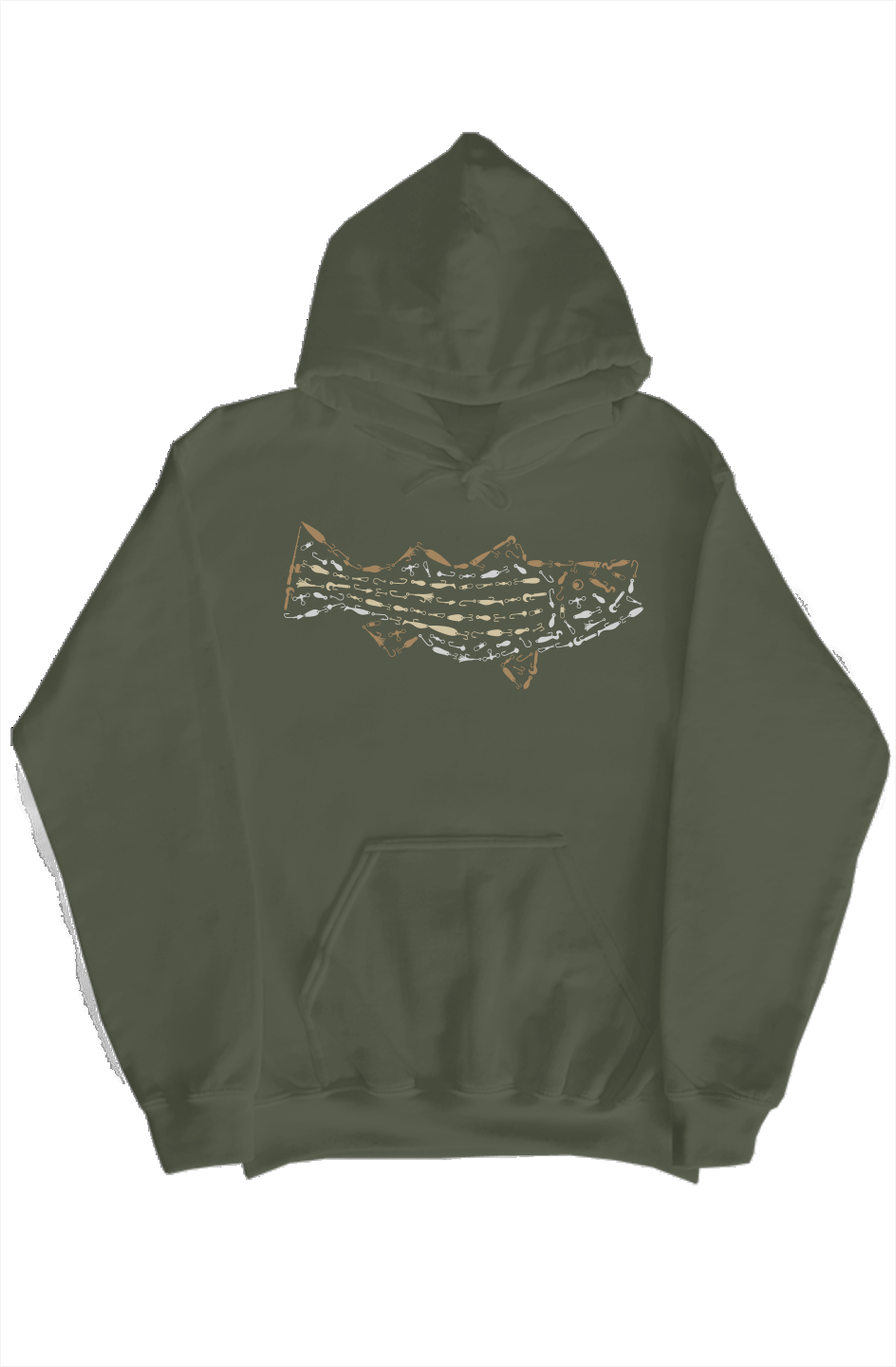 ESSENTIALS STRIPED BASS HOODIE