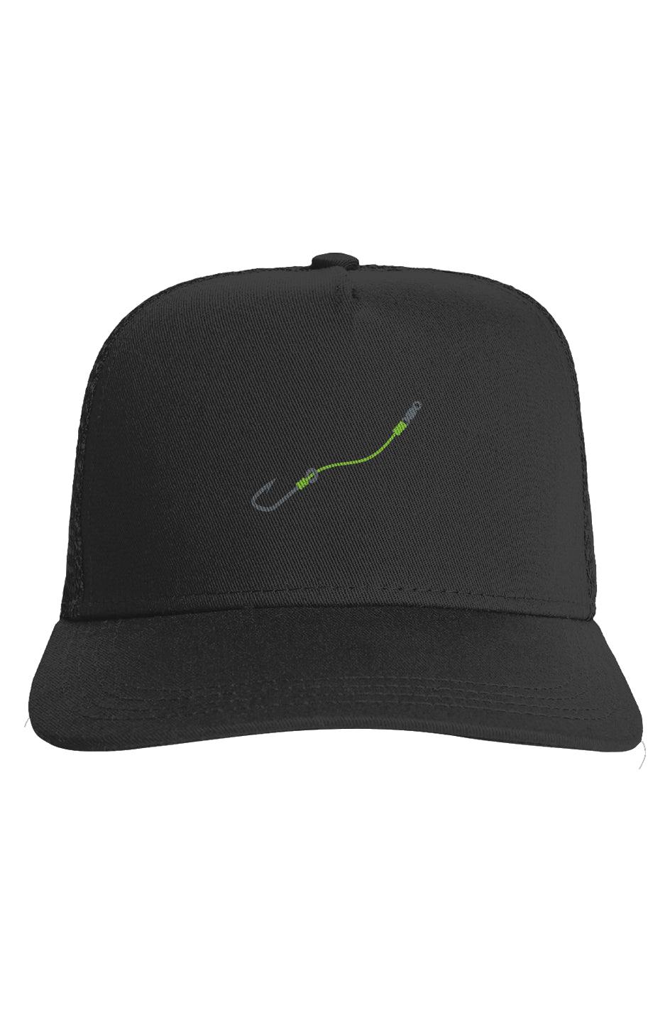 Lime Hook & Line Trucker Cap w/ Mesh back