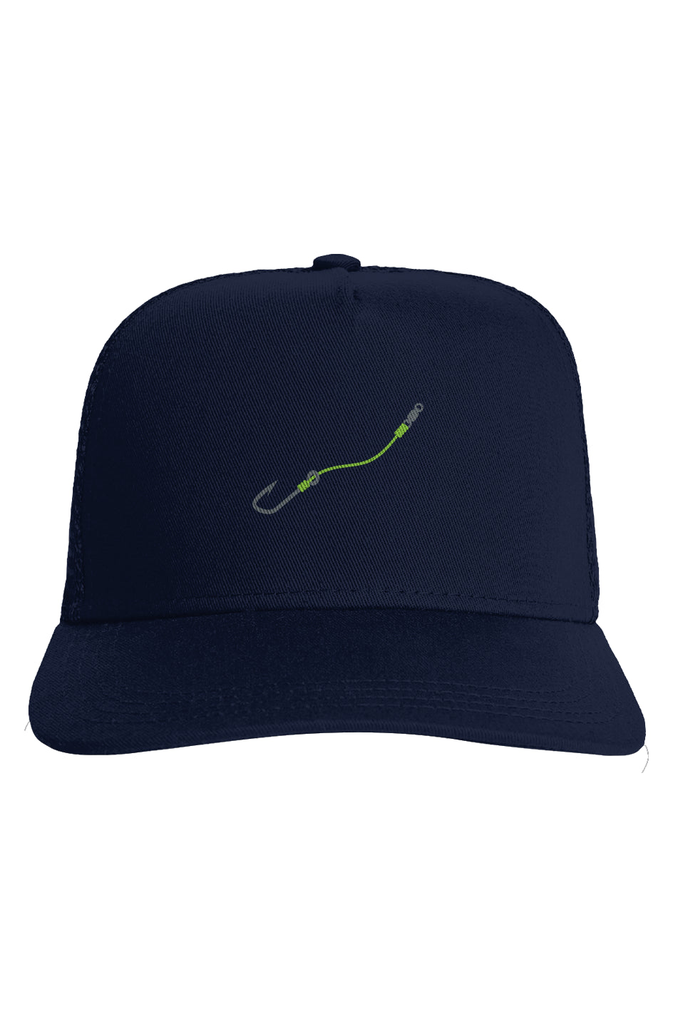 Lime Hook & Line Trucker Cap w/ Mesh back