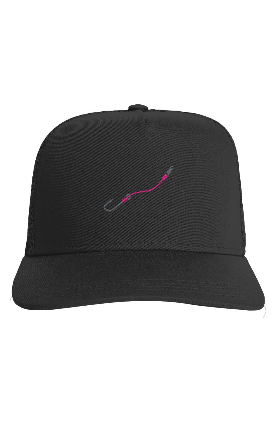 Pink Hook & Line Trucker w/ Mesh Back