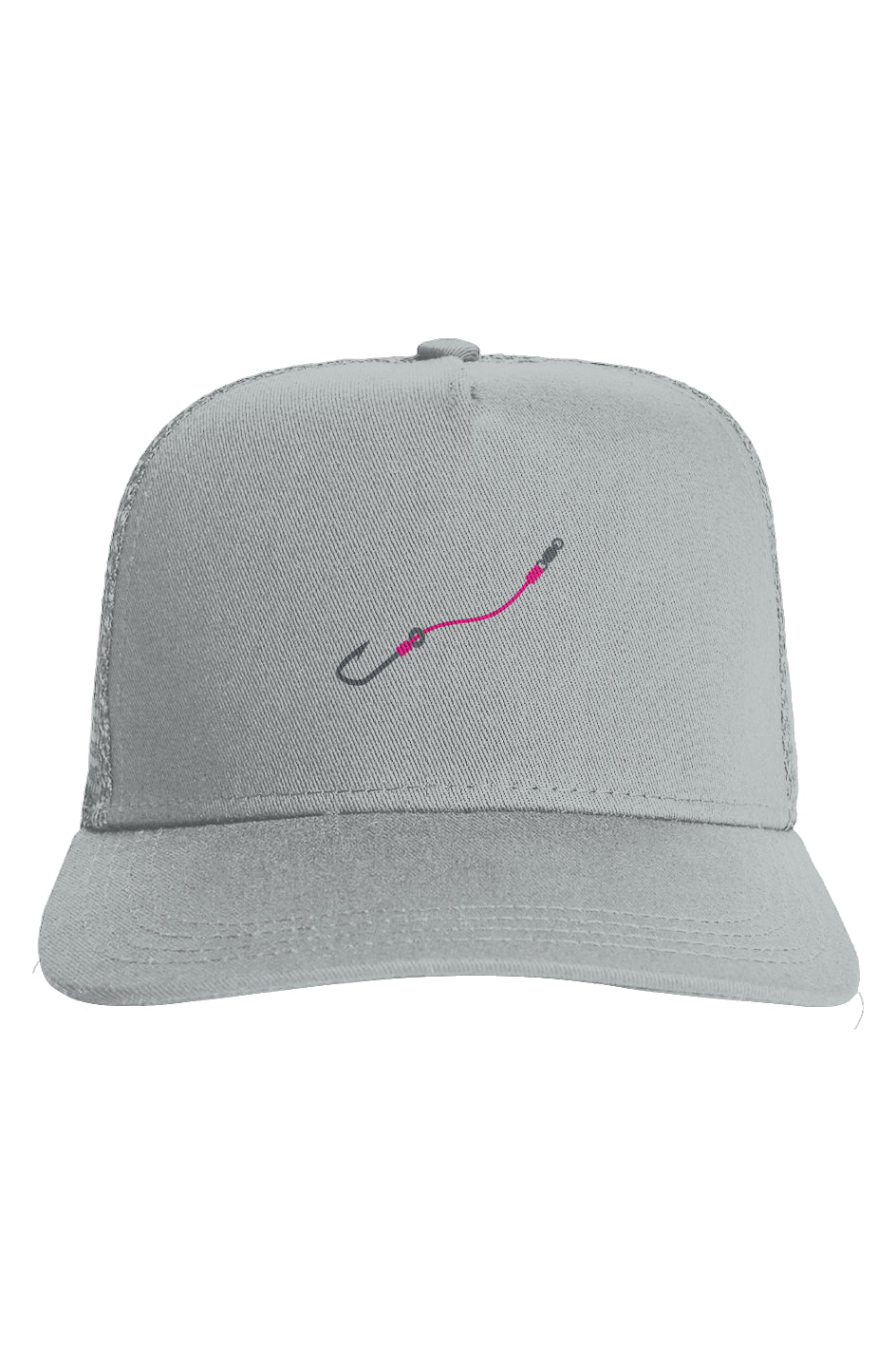 Pink Hook & Line Trucker w/ Mesh Back