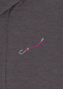 Hook & Line Lightweight Wicking Hoodie - Breathable Quick-Dry Performance Hoodie (3 Fishing Line Colors)