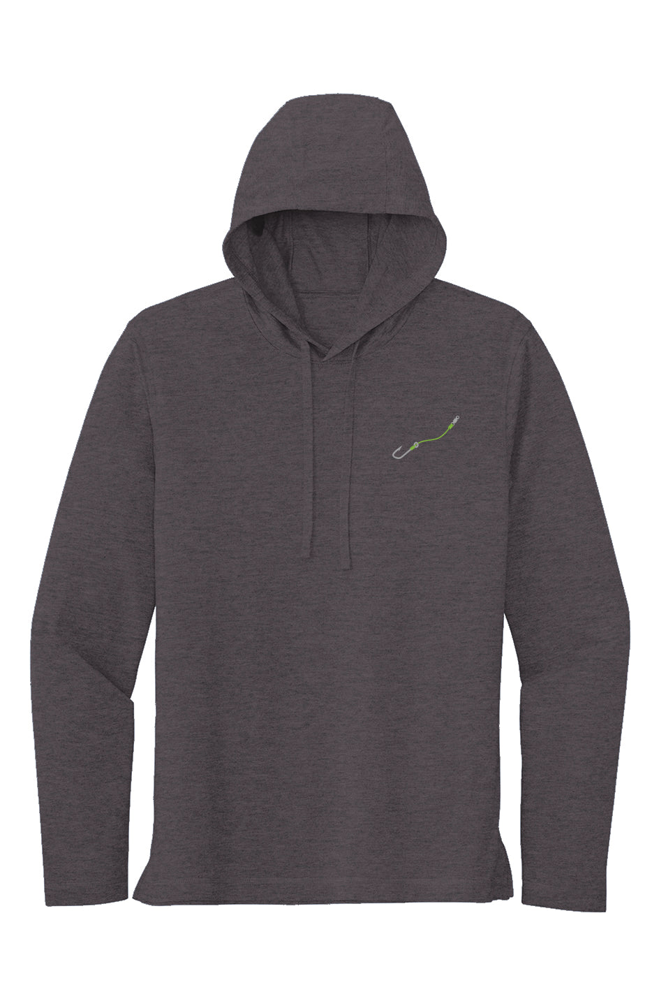 Lime Hook & Line Lightweight Wicking Hoodie