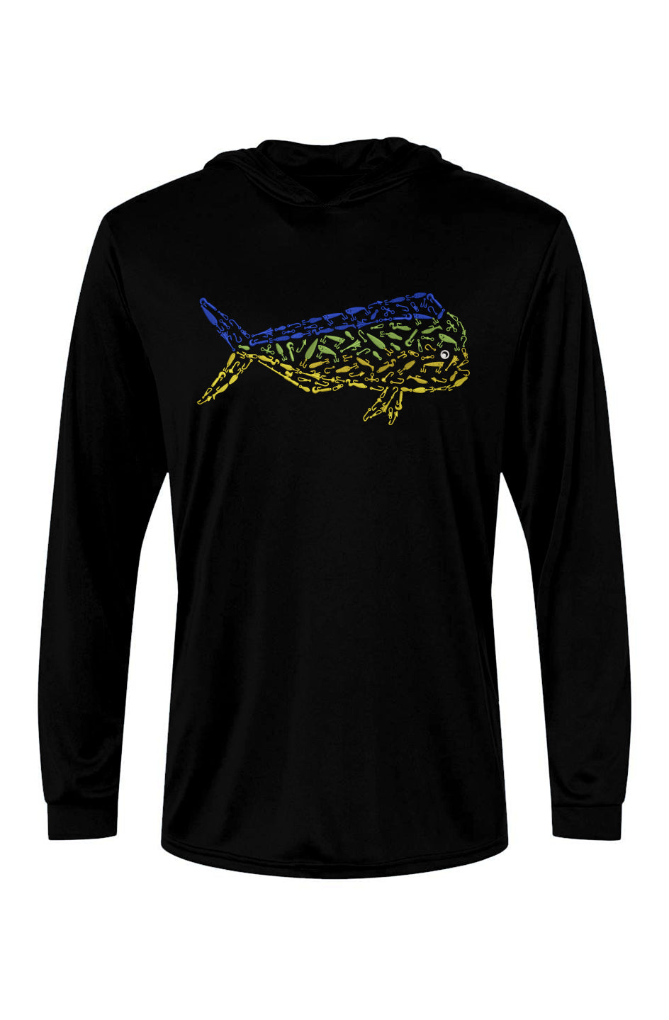 Mahi Mahi Bahama Performance Hooded LS Tee