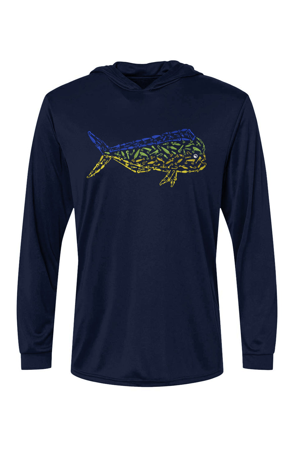 Mahi Mahi Bahama Performance Hooded LS Tee