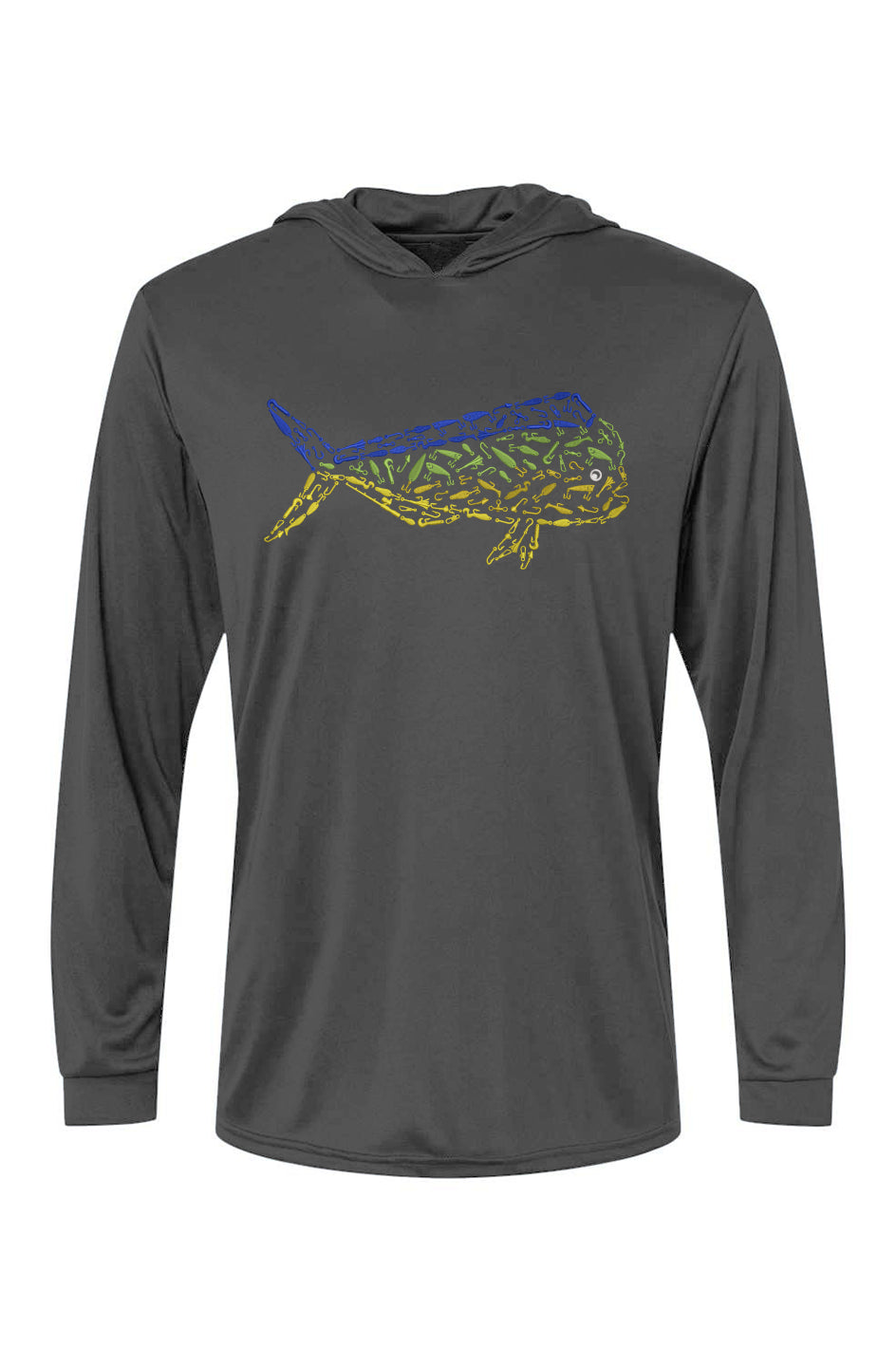 Mahi Mahi Bahama Performance Hooded LS Tee