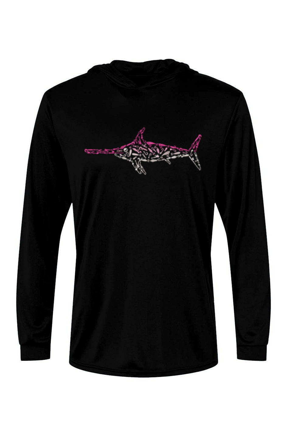 Pink Swordfish Bahama Performance Hoodie