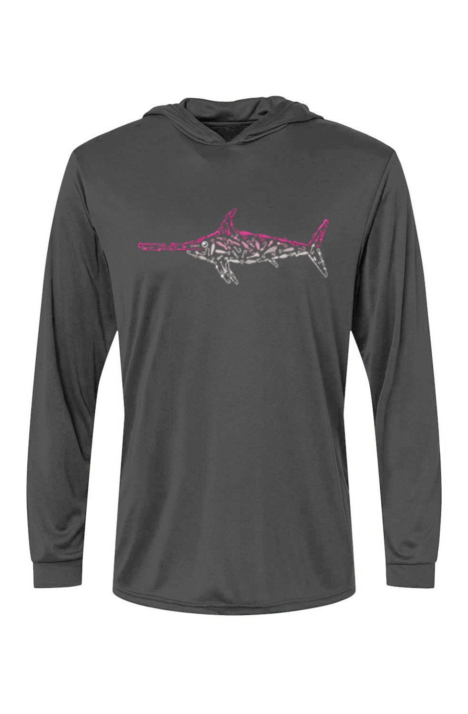 Pink Swordfish Bahama Performance Hoodie
