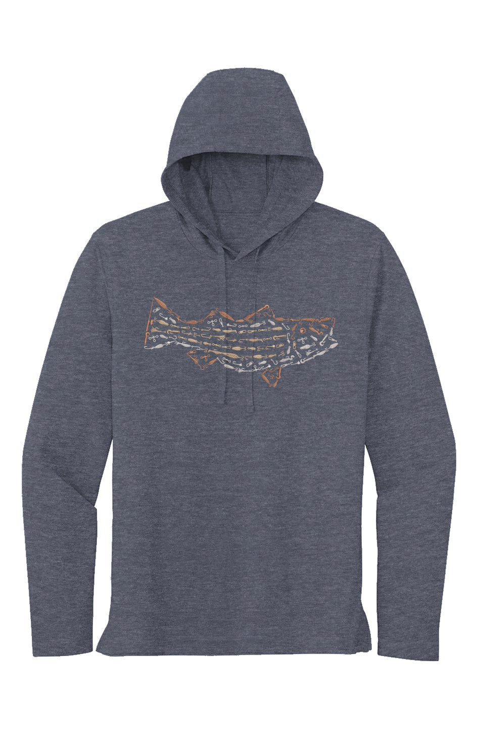 Striped Bass Lightweight Wicking Hoodie