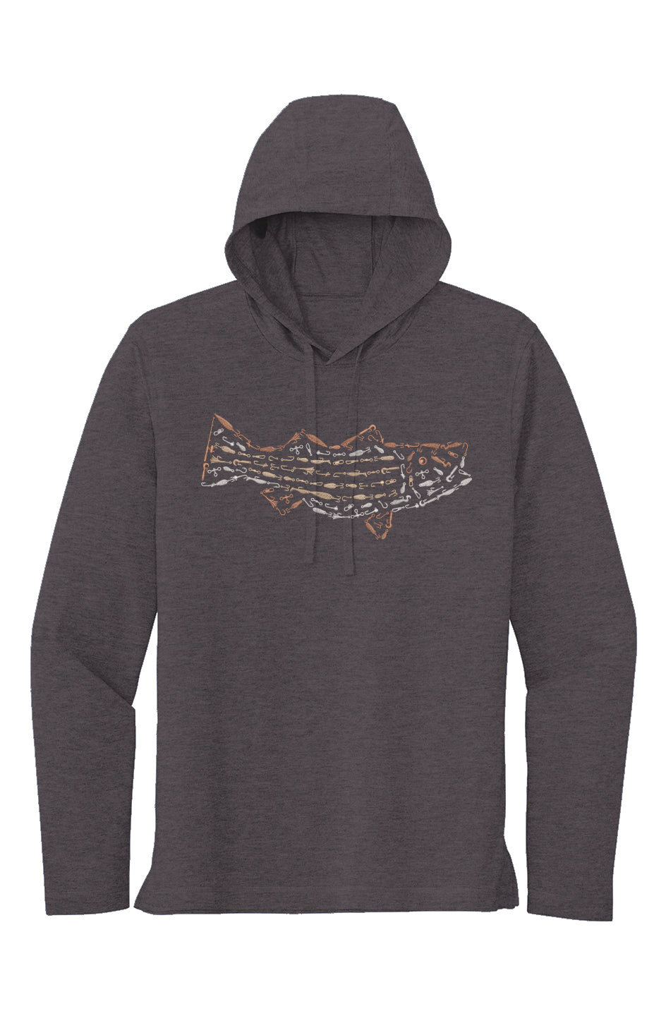 Striped Bass Lightweight Wicking Hoodie