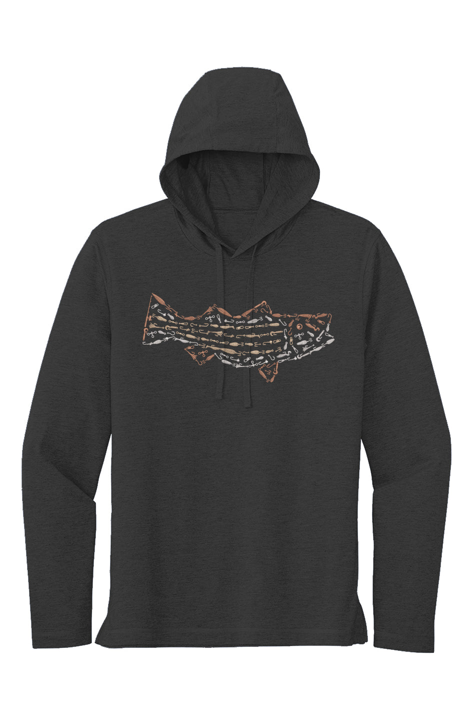 Striped Bass Lightweight Wicking Hoodie