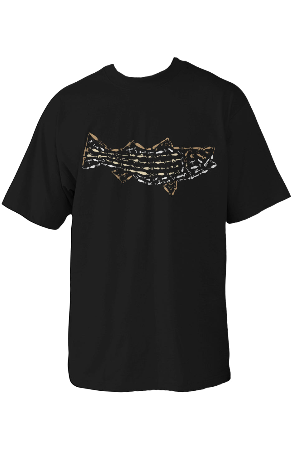 Oversized Striped Bass T-Shirt