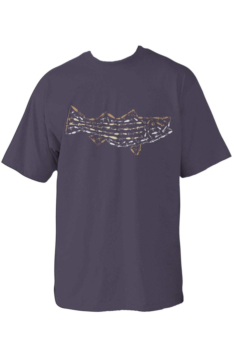 Oversized Striped Bass T-Shirt