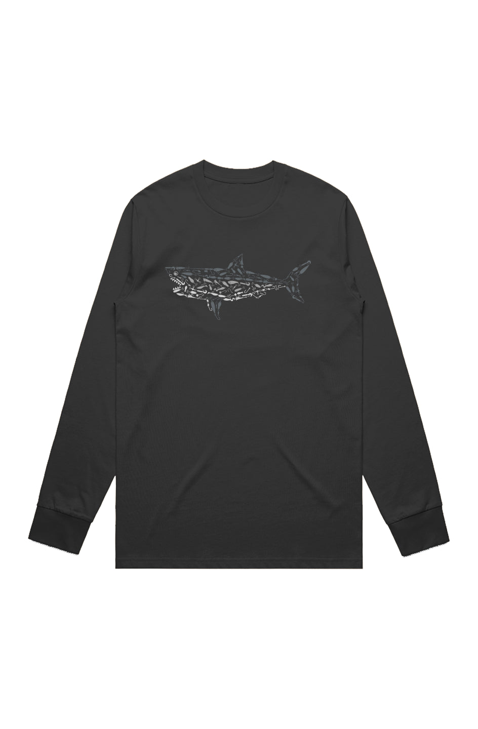 PREMIUM GREAT WHITE L/S TEE