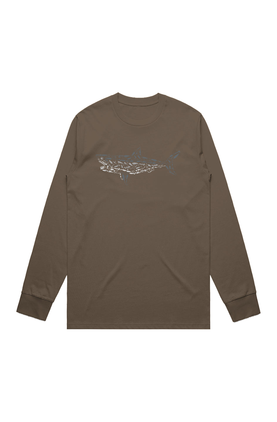 PREMIUM GREAT WHITE L/S TEE