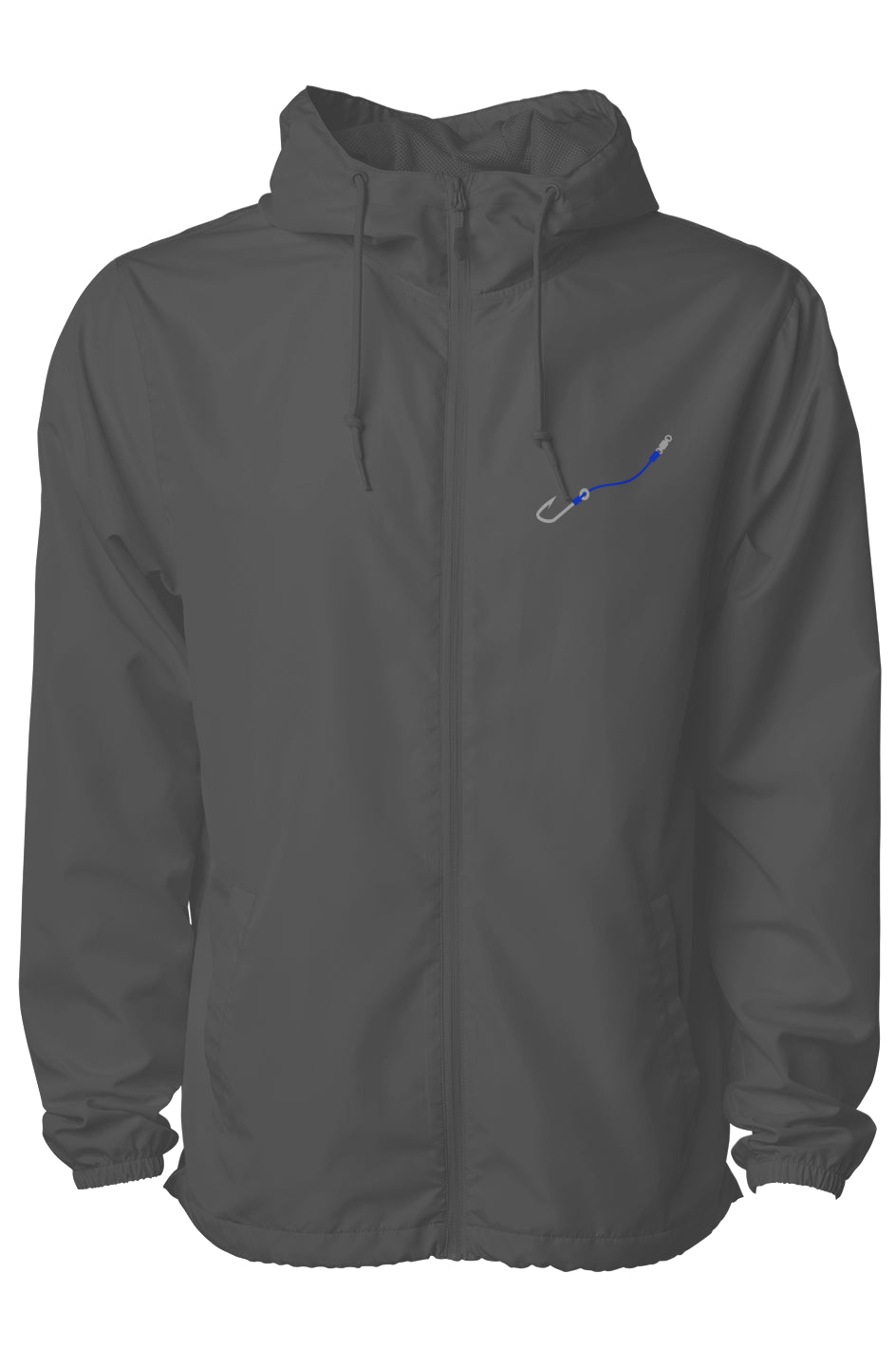 Blue Hook & Line Water Resistant Lightweight Windbreaker