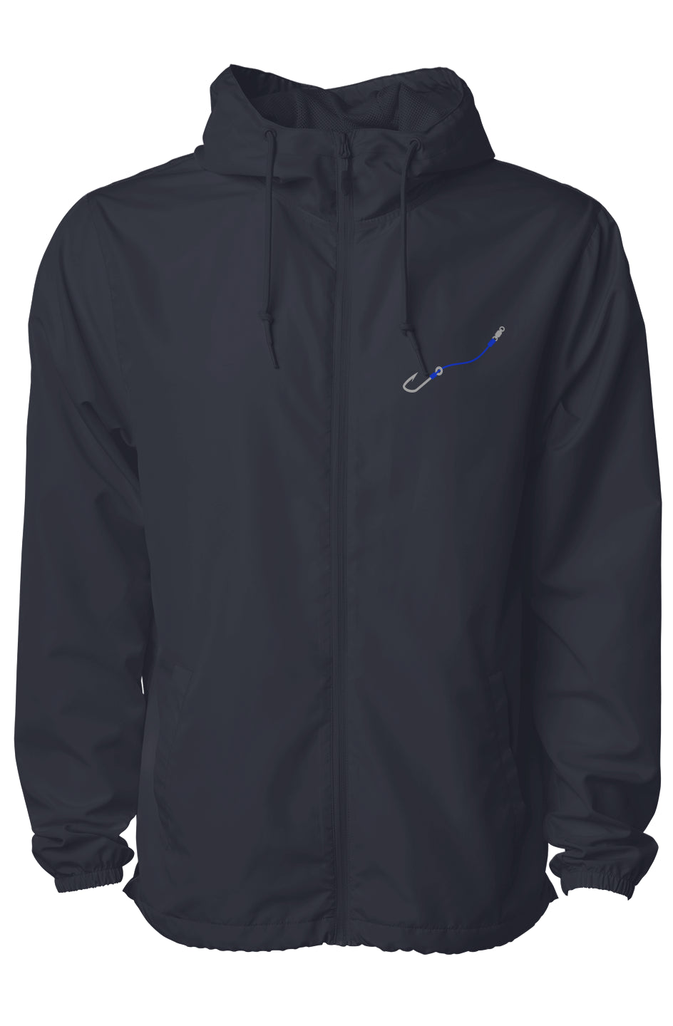 Blue Hook & Line Water Resistant Lightweight Windbreaker