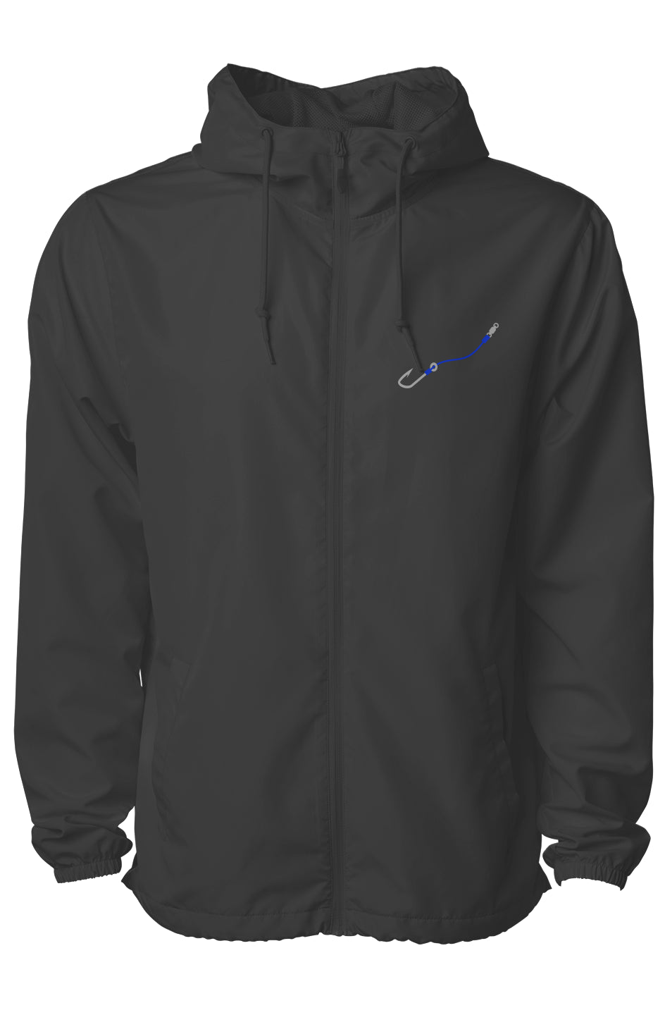 Blue Hook & Line Water Resistant Lightweight Windbreaker