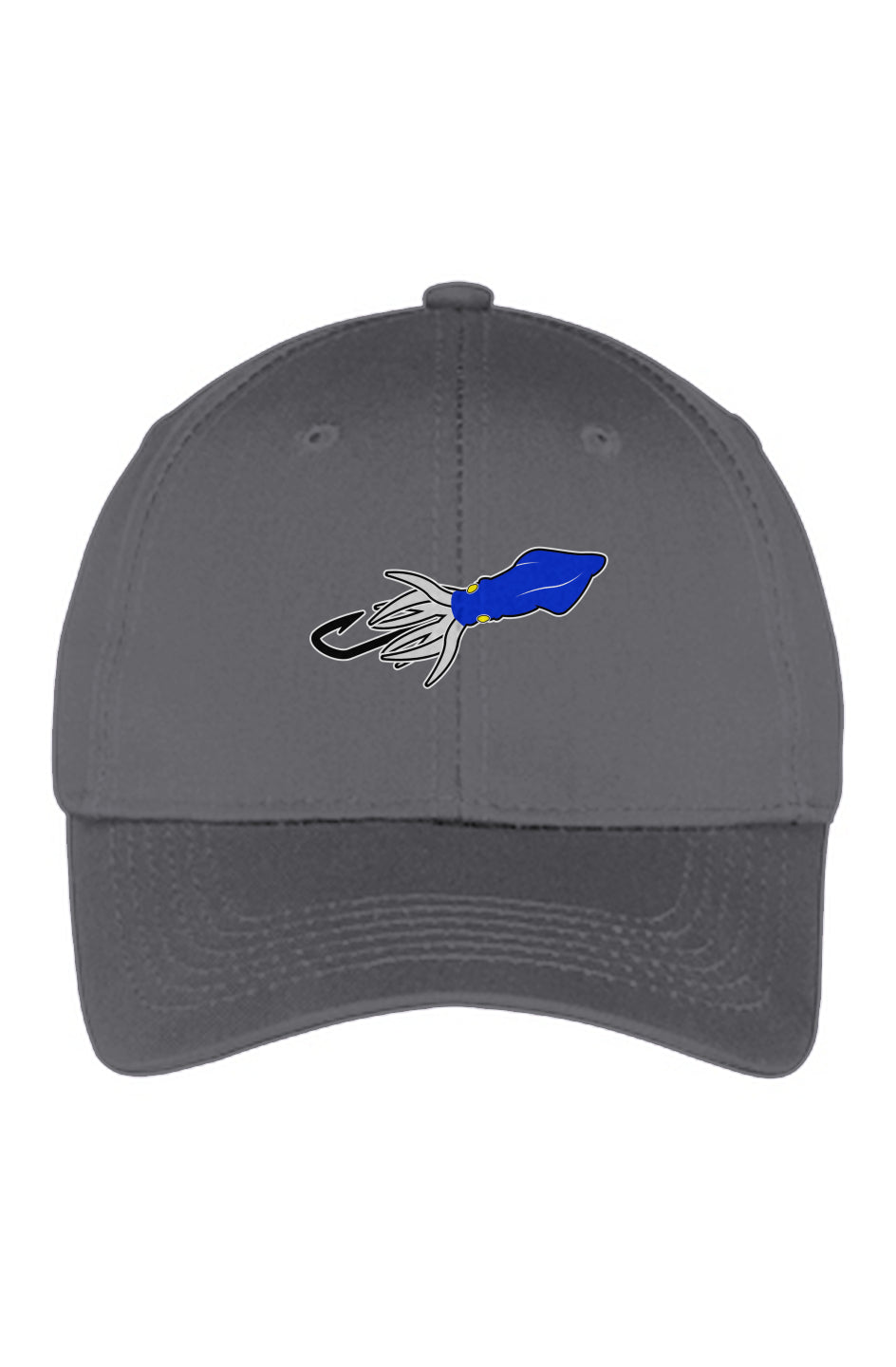 Blue Squid Lure Youth Six-Panel Twill Cap