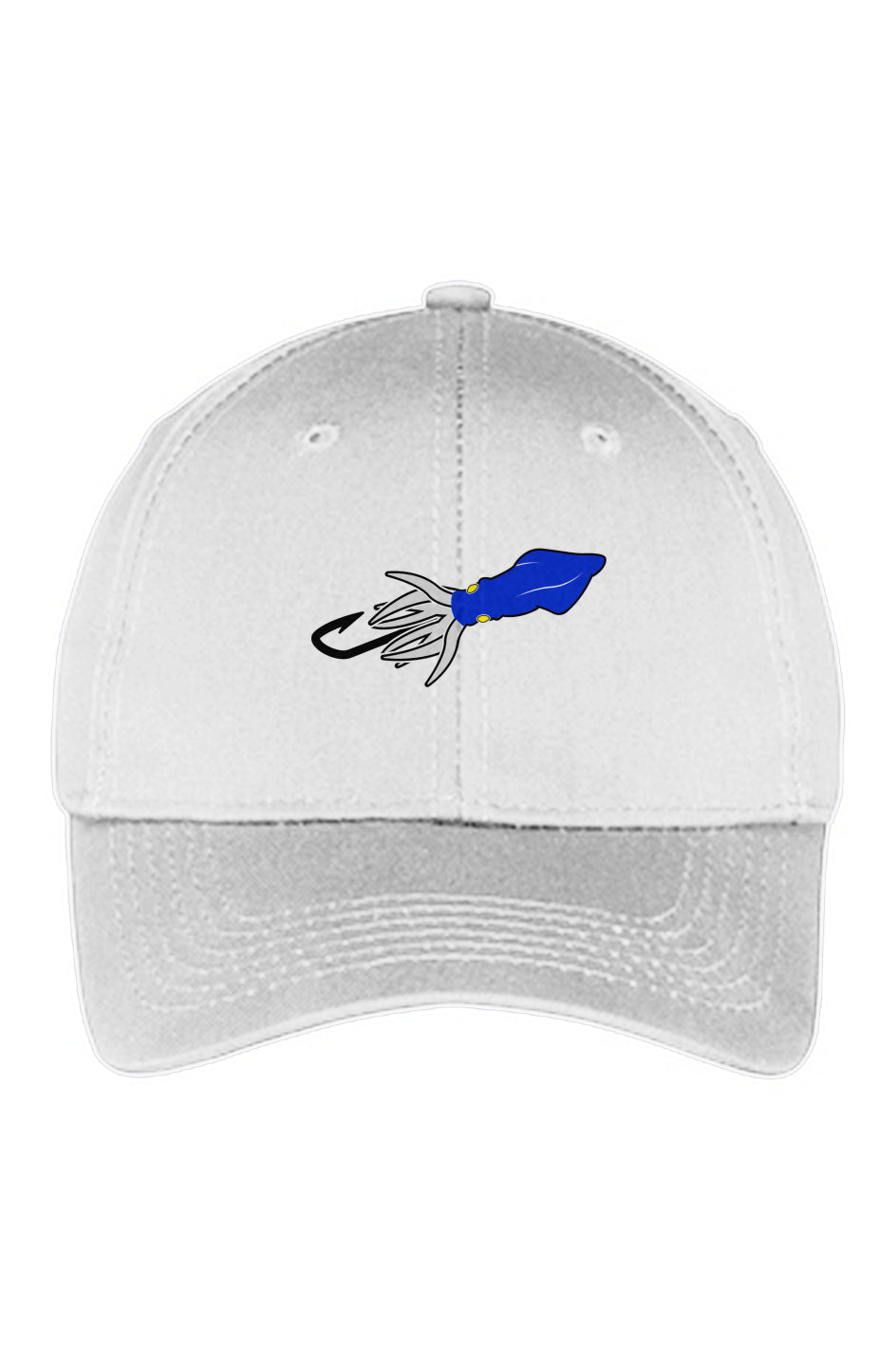 Blue Squid Lure Youth Six-Panel Twill Cap