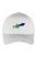 Blue/Green Squid Lure Youth Six-Panel Twill Cap