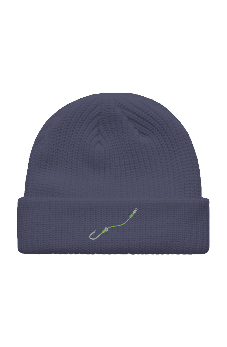 Lime Hook & Line Fisherman Beanie