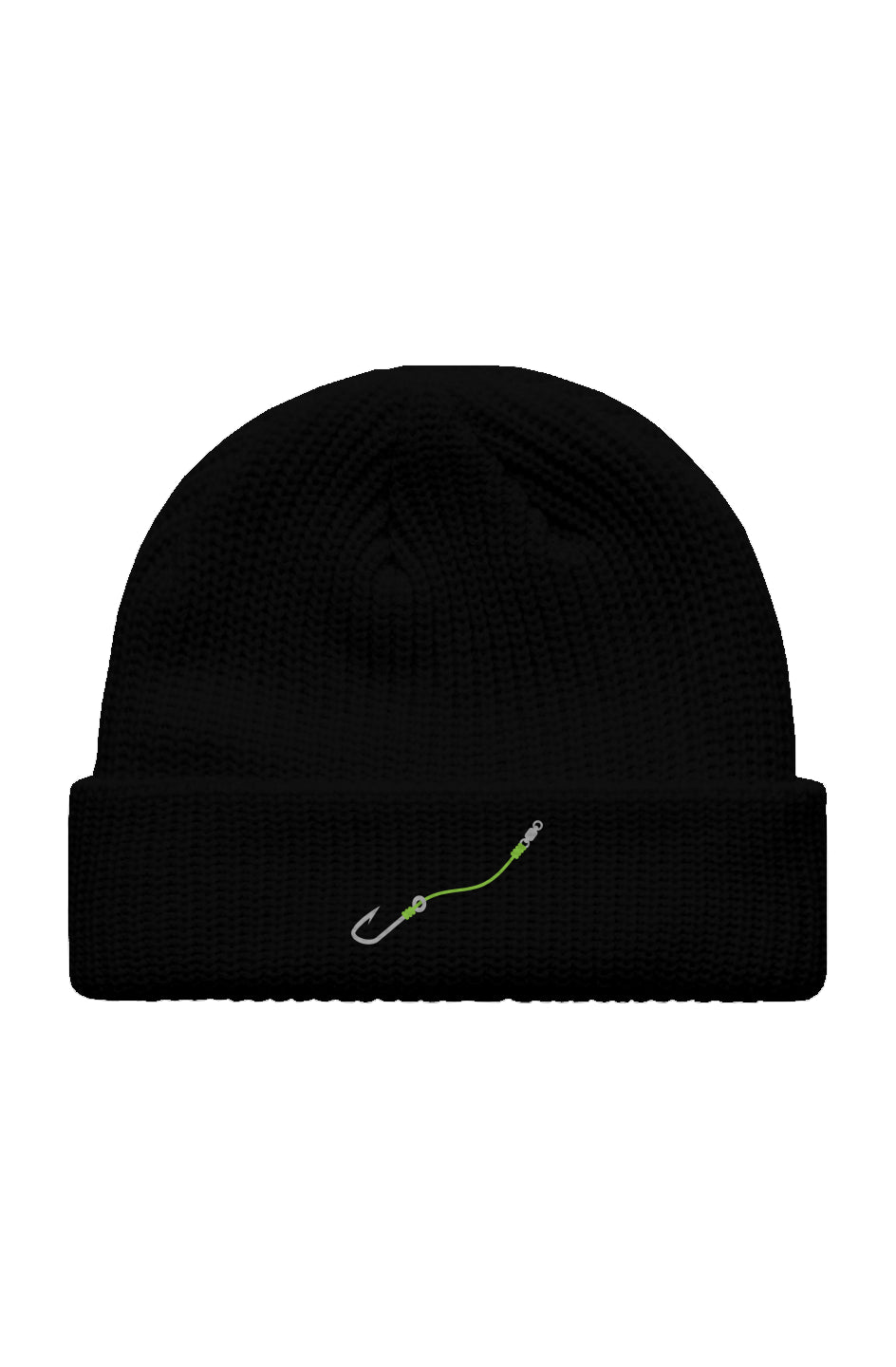 Lime Hook & Line Fisherman Beanie
