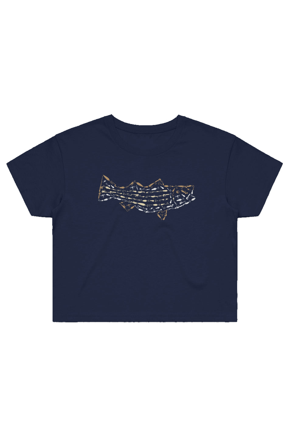 Striped Bass Women's Crop Tee