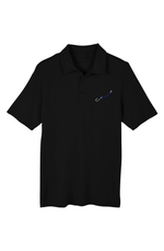Embroidered "Hook & Line" Chromasoft Piqué Polo w/ UV Protection - (3 Fishing Line Colors)