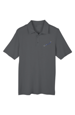 Embroidered "Hook & Line" Chromasoft Piqué Polo w/ UV Protection - (3 Fishing Line Colors)