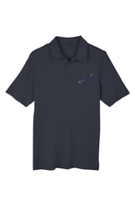 Embroidered "Hook & Line" Chromasoft Piqué Polo w/ UV Protection - (3 Fishing Line Colors)