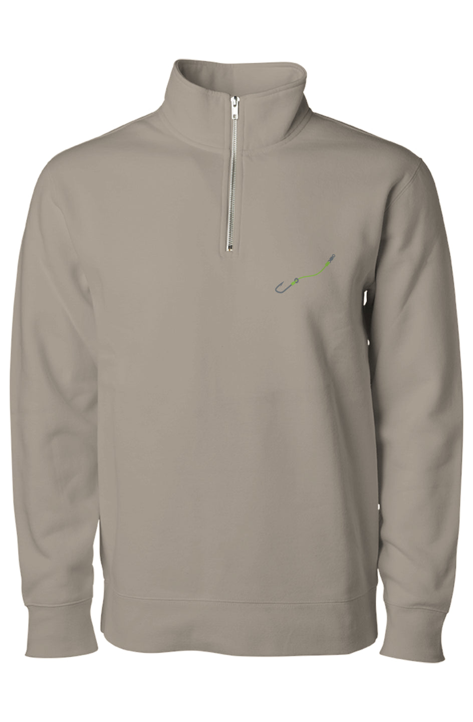 Lime Hook & Lime Quarter Zip Pullover