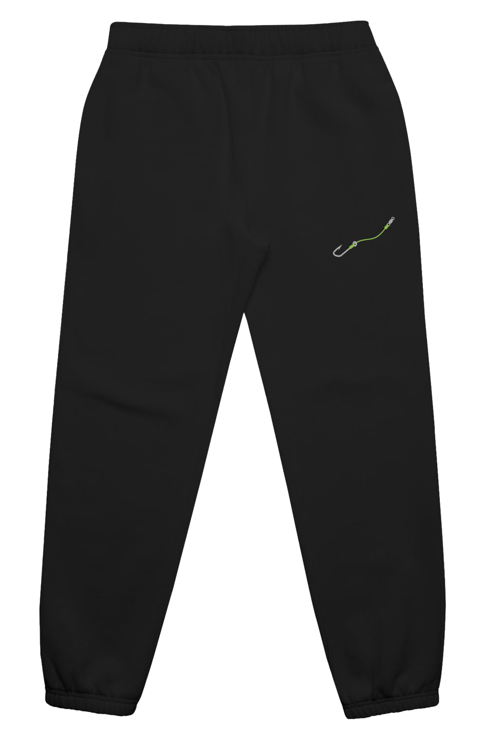 Lime Embroidered Hook & Line Womens Relax Track Pants