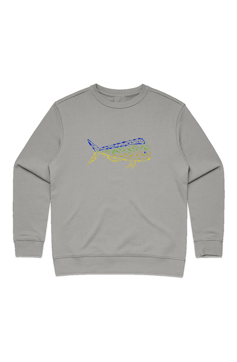 Embroidered Mahi Mahi Women's Premium Crew