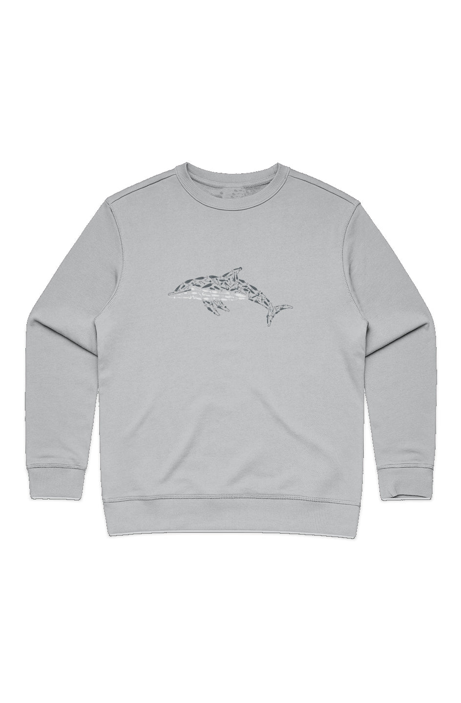 Embroidered Dolphin Women's Premium Crew
